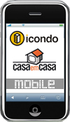 Icondo e Casa em Casa mobile