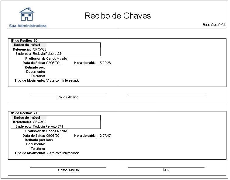 Base casa Utilitários controle de chaves relatorios recibos analiticos.JPG