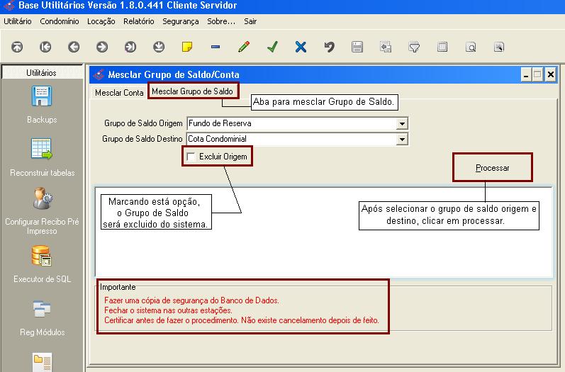 Base Utilitarios condominio mesclar grupo de saldo.JPG